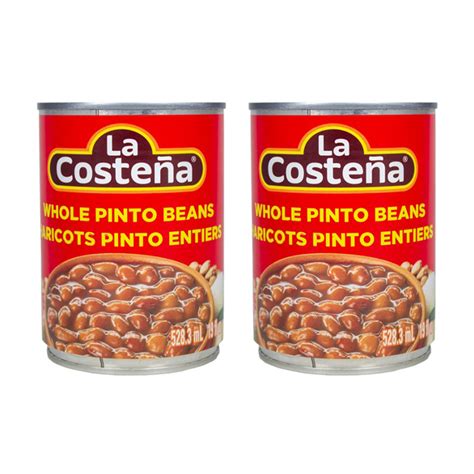 La Costeña® Whole Pinto Beans 528 Ml 2 Count Mi Amor Mexican Store