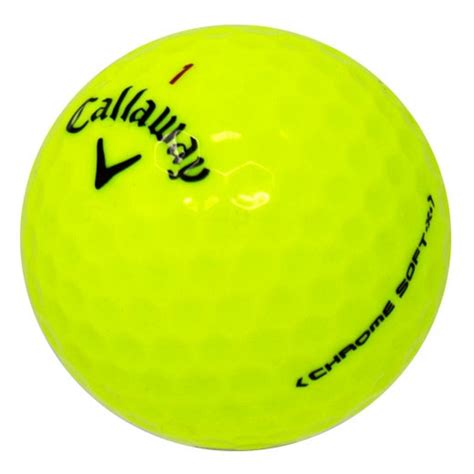 Callaway Chrome Soft X Yellow Golf Balls