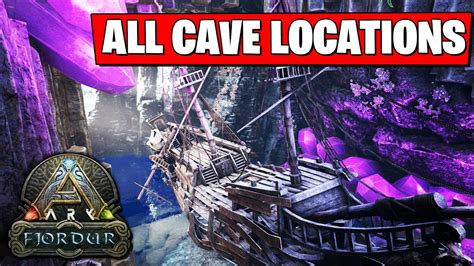 ALL CAVE LOCATIONS ON ARK FJORDUR INCLUDING SPACE BIOME FEROX CAVE