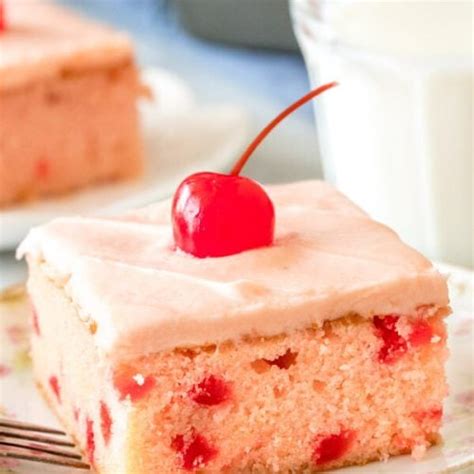 Maraschino Cherry Cake - Just so Tasty