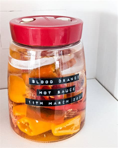 Blood Orange Hot Sauce On The Go R FermentedHotSauce