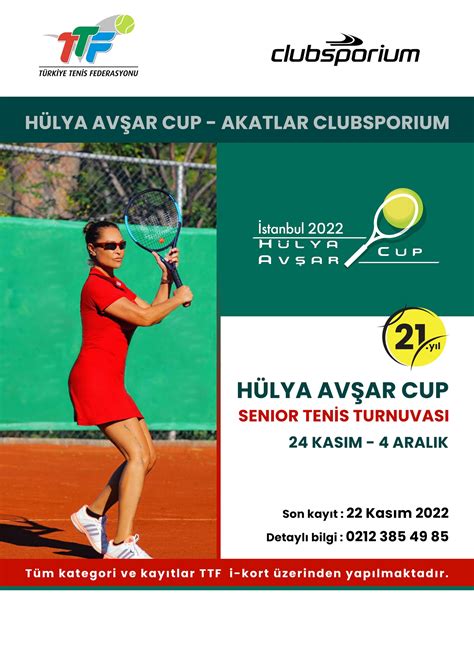 Hülya Avşar Cup Senior Tenis Turnuvası Clubsporium Fitness Spor