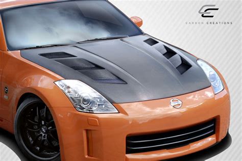 Carbon Fiber Hood Body Kit For 2008 Nissan 350z 0 2007 2008 Nissan