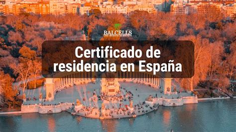 Certificado De Residente O No Residente En Espa A