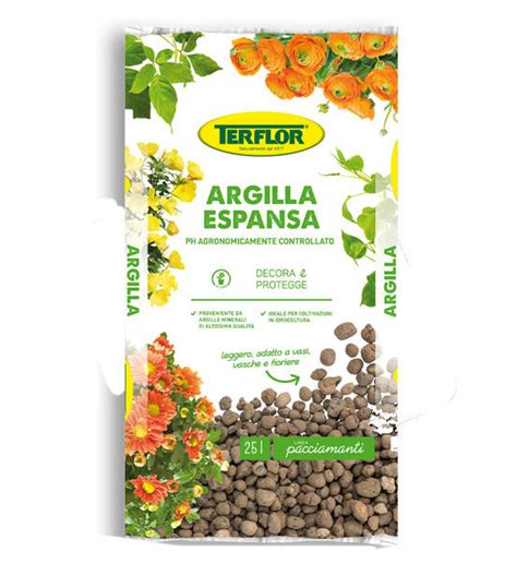 Argilla Espansa Per Vasi 25 Litri Terflor Pierucci Agricoltura