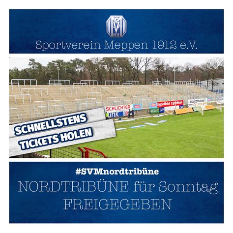 Sv Meppen E V On Twitter Nordtrib Ne Ge Ffnet Jawoll