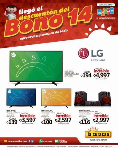 Mira Aqui Ofertas Del Bono 14 De La Curacao Guatemala By Unicomer