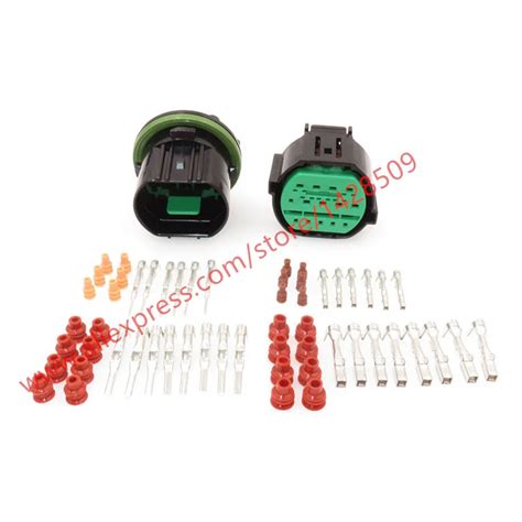 Sets Kum Pin Automotive Headlight Plug Waterproof Electrial