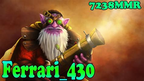 Dota 2 Ferrari 430 7238 Mmr Plays Sniper Ranked Match Gameplay Youtube