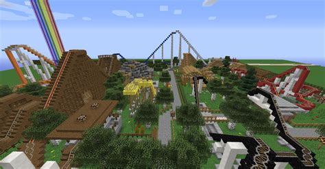 An Amusement Park WIP! : Minecraft