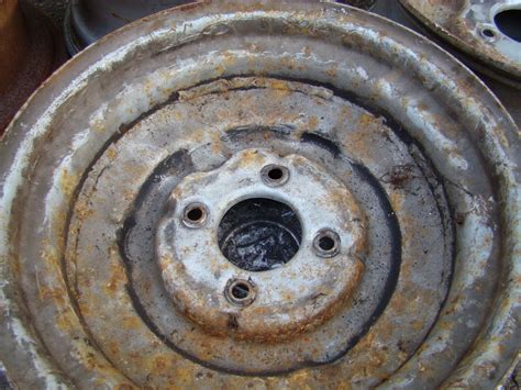 Morris Minor Wide Wheels 13 X 5 5 Deep Dish Weller Wheels 1970 S Ebay