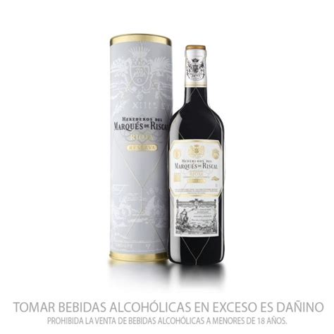 Vino Tinto Blend Marques De Riscal Reserva X Ml Tubo Perufarma Sa