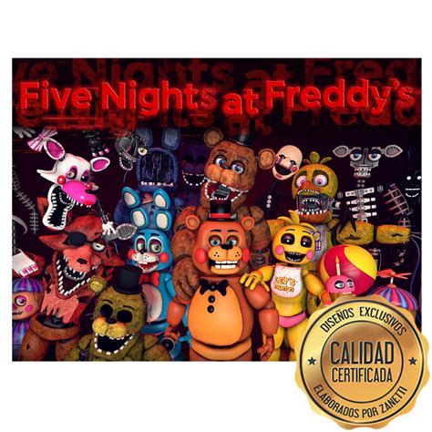 Lámina Five Nights At Freddys Rect — Zanetti