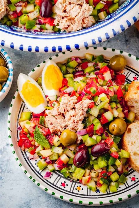 Tunisian Salad The Mediterranean Dish