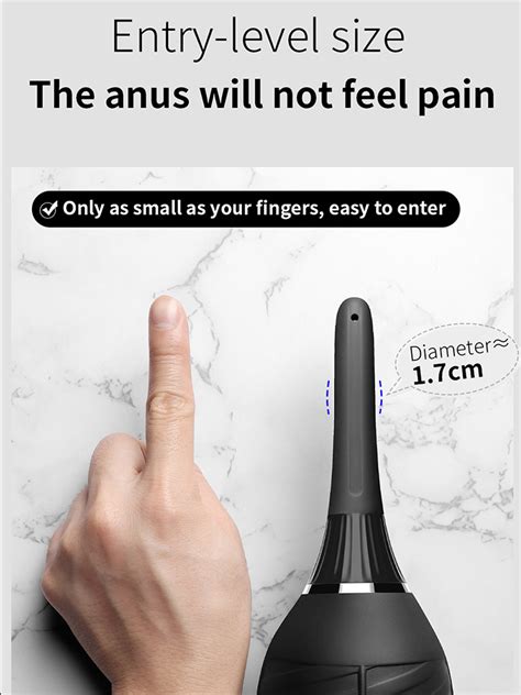 JEUSN ANAL IRRIGATOR Silicone Shower Cleaning Anal Gay Sex Toy For Man Wash Cleaner Feminine