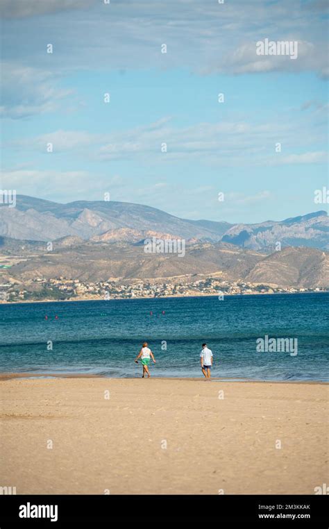 Alicante Spain 2022 November 17 People Walking On The San Juan