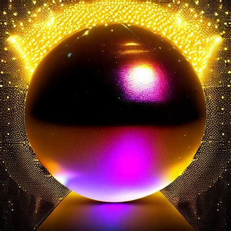 Premium Photo Shiny Gold Disco Ball