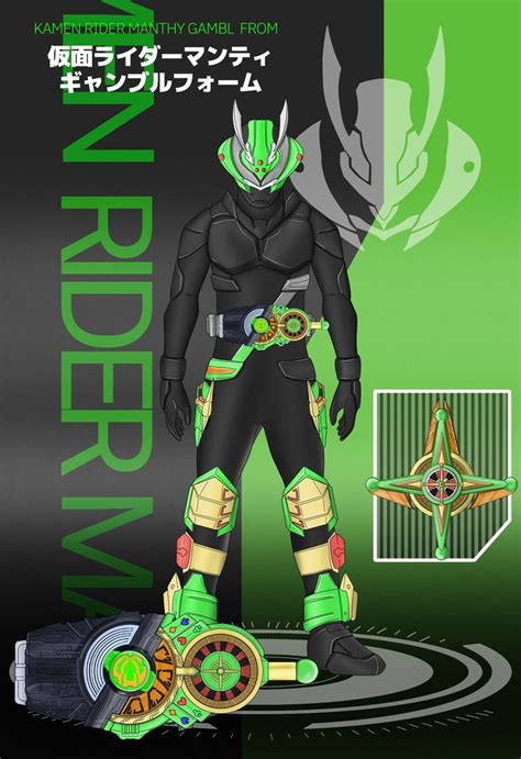 An Anime Character Is Standing In Front Of A Green And Black Background