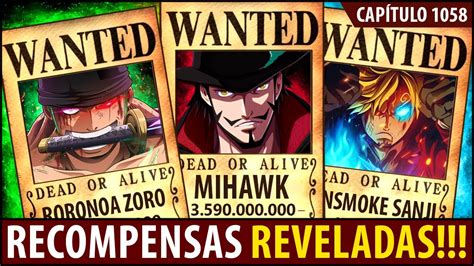 Reveladas As Novas Recompensas Dos ChapÉus De Palha Mihawk Crocodile