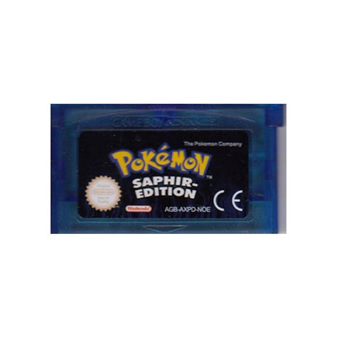 Pokémon Sapphire Version Game Boy Advance PAL Version Doboz nélkül