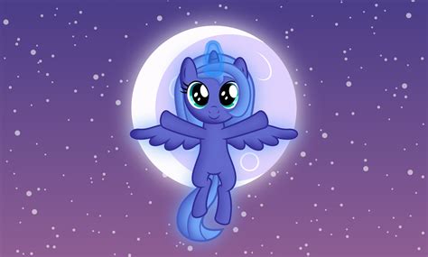 Little Luna Raises The Moon By Imageconstructor On Deviantart