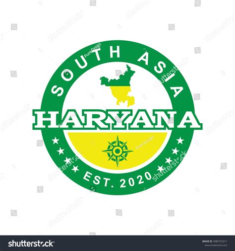 Haryana Map Vector India Logo Stock Vector (Royalty Free) 1880723311 | Shutterstock