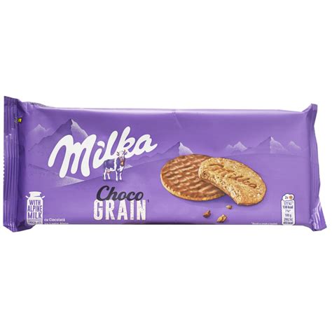 Milka Choco Grains Biscuiti Cu Cereale Si Ciocolata G Mega Image