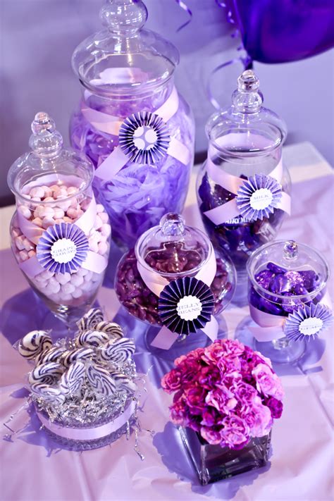 Little Big Company The Blog Purple Themed Party By The Velvet Lily Florist