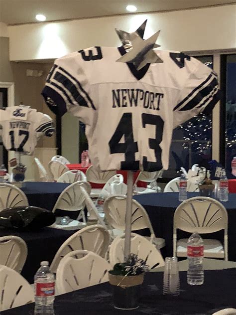Pin By Laurie Kelly On Sports Banquet Centerpieces Football Banquet