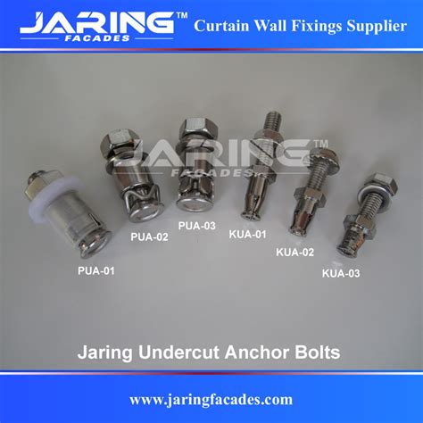 undercut anchor bolts stone cladding fixings jaring facades coltd