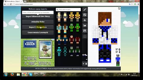 PORADNIK jak zrobić skin do minecraft 2014 YouTube