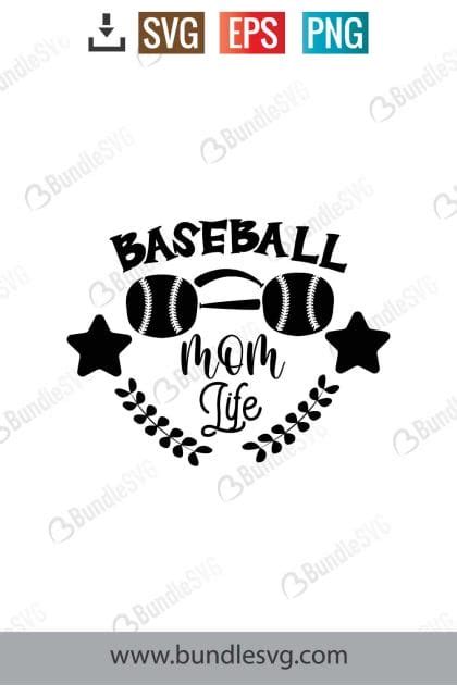 Baseball And Softball Mom Svg Free Download