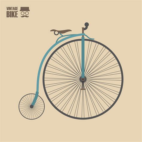 Vintage Old Bicycle 646599 Vector Art At Vecteezy