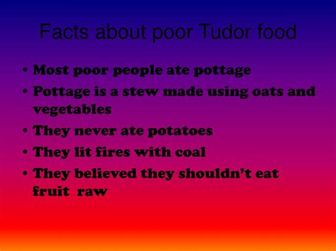 PPT - TUDOR FOOD PowerPoint Presentation, free download - ID:658863