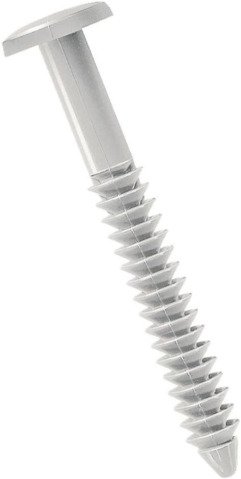 Midamerica White 3 Shutter Lok Peg Fasteners 60 Pack Spikes Longer And Stronger