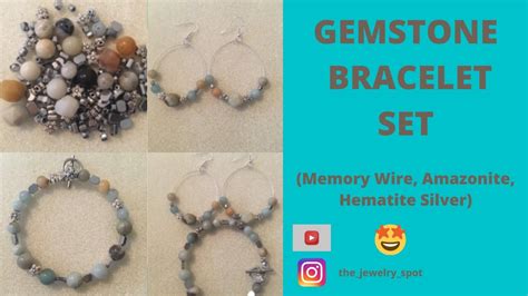 Gemstone Bracelet Memory Wire Bracelet Diy Bracelet Gemstones Jewelry Tutorial Youtube