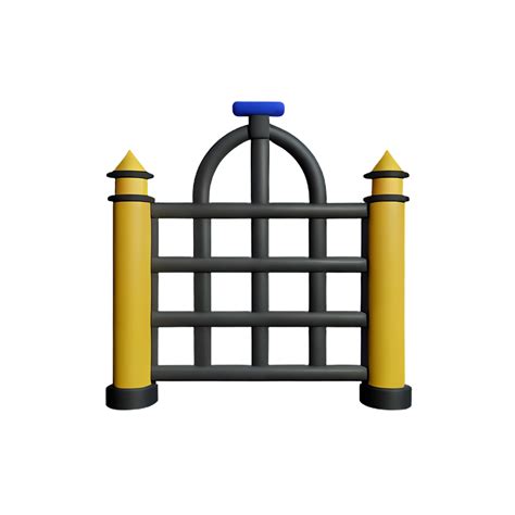 Gate 3d Rendering Icon Illustration 28864644 Png