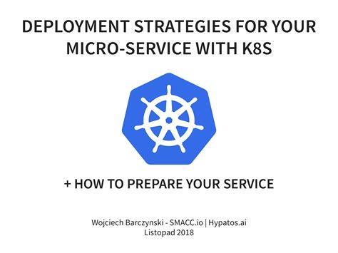 Zero Downtime Deployment Of Micro Services With Kubernetes Ppt Free