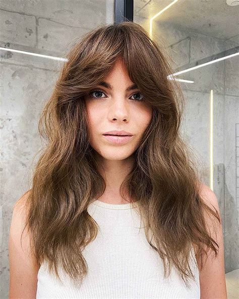 26 Face Framing Layered Hair With Curtain Bangs Hairstyle Ideas Bangs