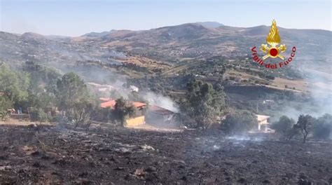 Incendi Senza Sosta Nel Palermitano Vigili Del Fuoco Da Napoli E