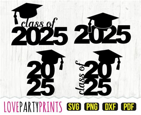 Class Of 2025 SVG DXF PNG Pdf Graduation 2025 Svg Etsy