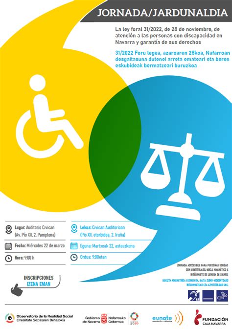 Jornada Ley Foral De Discapacidad Gobierno De Navarra