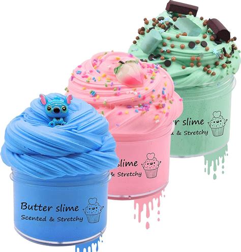 Slime Butter Slimes Soft Stretchy And Non Sticky Fruit Kit