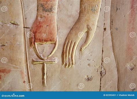 Ankh Ancient Symbol Also Known As Key Of Life Egypt Stock Image