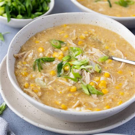 Oriental Chicken Corn Soup