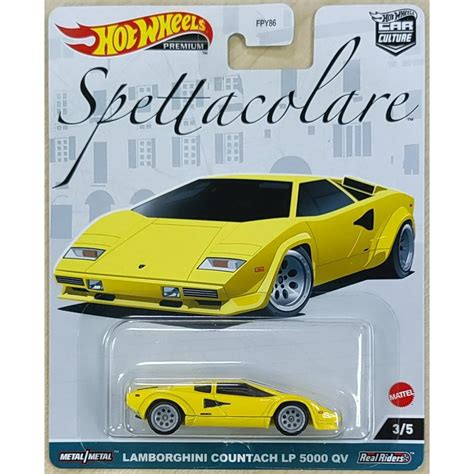 Hot Wheels Premium Lamborghini Countach LP QV Car Culture Spettacolare Jay Leno S Garage