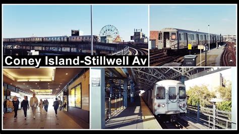 Subway Station Tour Coney Island Stillwell Av Brooklyn New York