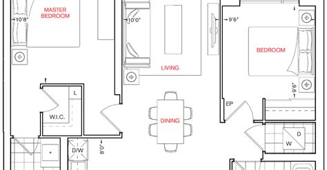 Parfait At Atria 2kp Floor Plan Toronto On Livabl