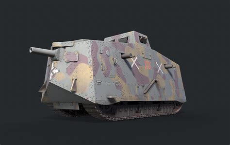 ArtStation - A7V tank