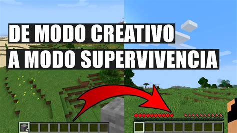 Guía paso a paso Cómo cambiar a modo supervivencia en Minecraft